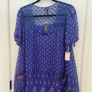 Forever 21 Blue Print Top/Dress